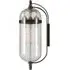 Aston Wall Light Bronze Smoked White Glass - Bronze