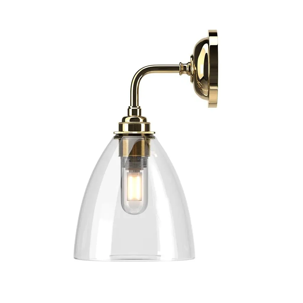 Bathroom Wall Light - Brass, Metal image