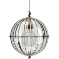 Globe Pendant Light - Polished Brass, Metal
