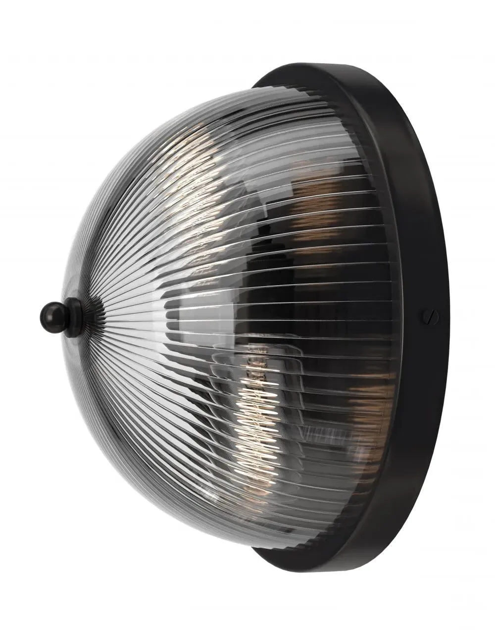 Globe Wall Light with Skinny Glass - Bronze