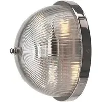 Globe Wall Light with Skinny Glass - Nickel