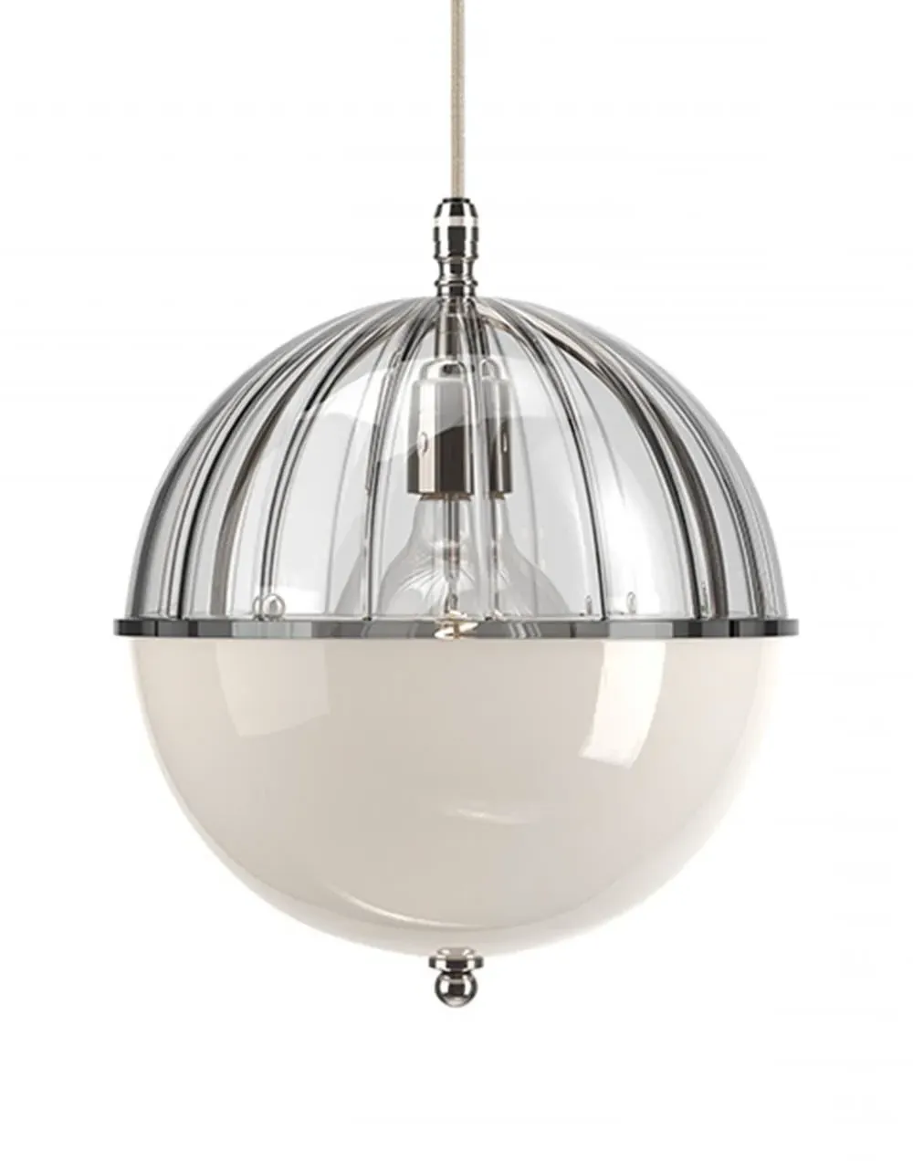 Grafton Globe Pendant Light - Nickel