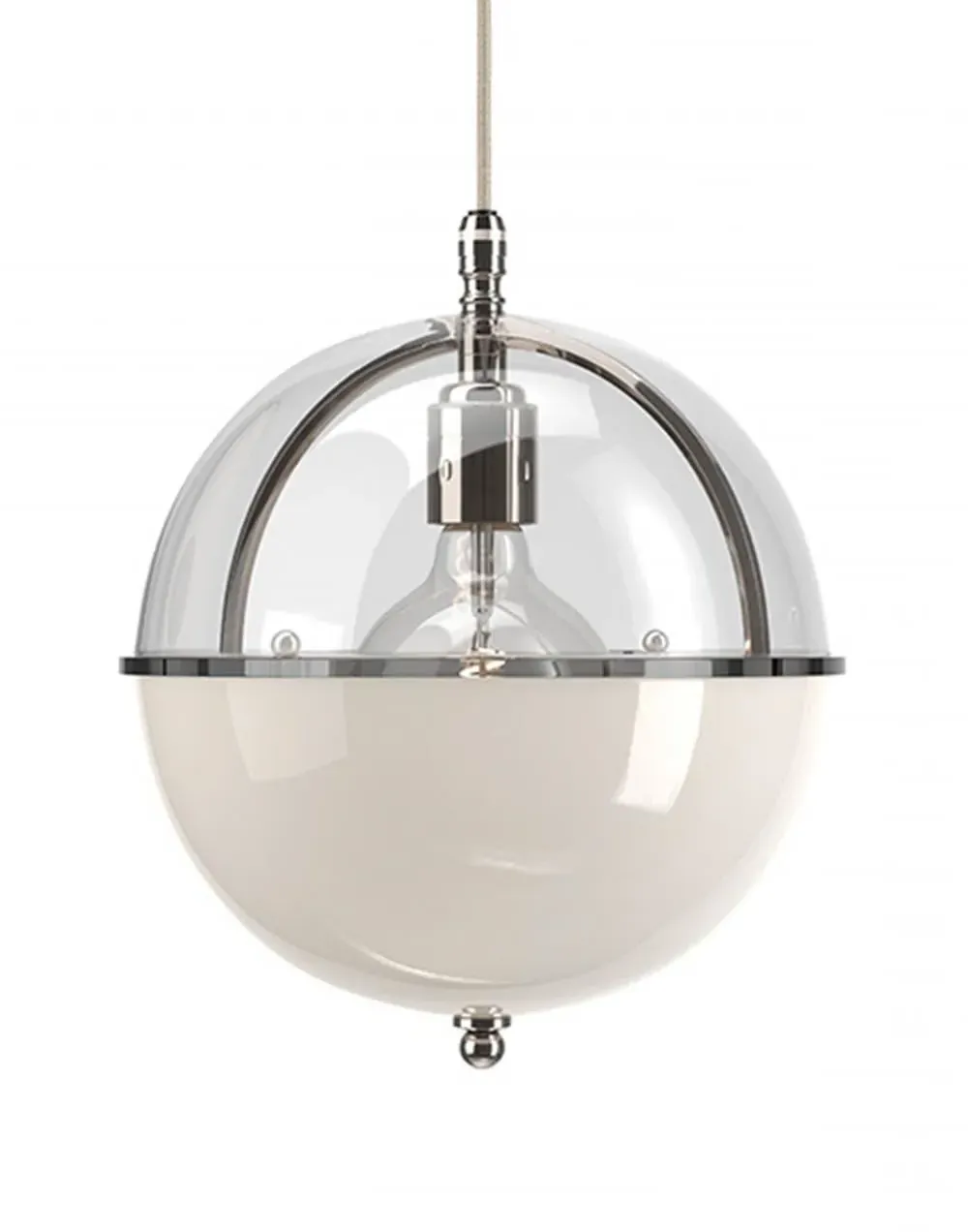 Grafton Globe Pendant Light - Nickel
