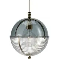 Grafton Globe Pendant Light - Polished Brass, Glass