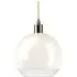 Hereford Large Bathroom Pendant Light - Brass, White Glass