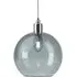 Hereford Large Bathroom Pendant Light - Nickel, Smoked Glass