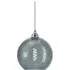 Hereford Large Pendant Light - Nickel, Smoked Glass