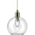 Hereford Medium Bathroom Pendant Light - Brass, Clear Glass