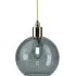 Hereford Medium Bathroom Pendant Light - Brass, Smoked Glass
