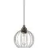 Hereford Medium Pendant Light - Antique Brass, Ribbed Glass