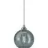 Hereford Medium Pendant Light - Nickel, Smoked Glass
