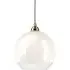 Hereford Pendant Light - White Glass, Polished Brass