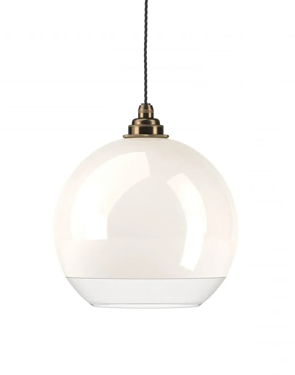 Hereford Pendant Light - White, Glass image