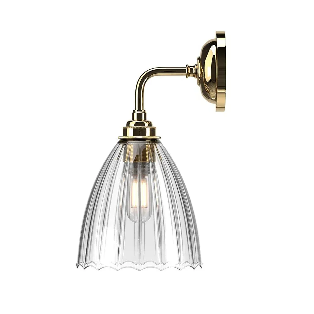 Ledbury Bathroom Wall Light - Brass, Metal image