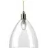 Ledbury Large Bathroom Pendant Light - Polished Brass, Glass