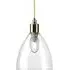 Ledbury Medium Bathroom Pendant Light - Polished Brass, Glass