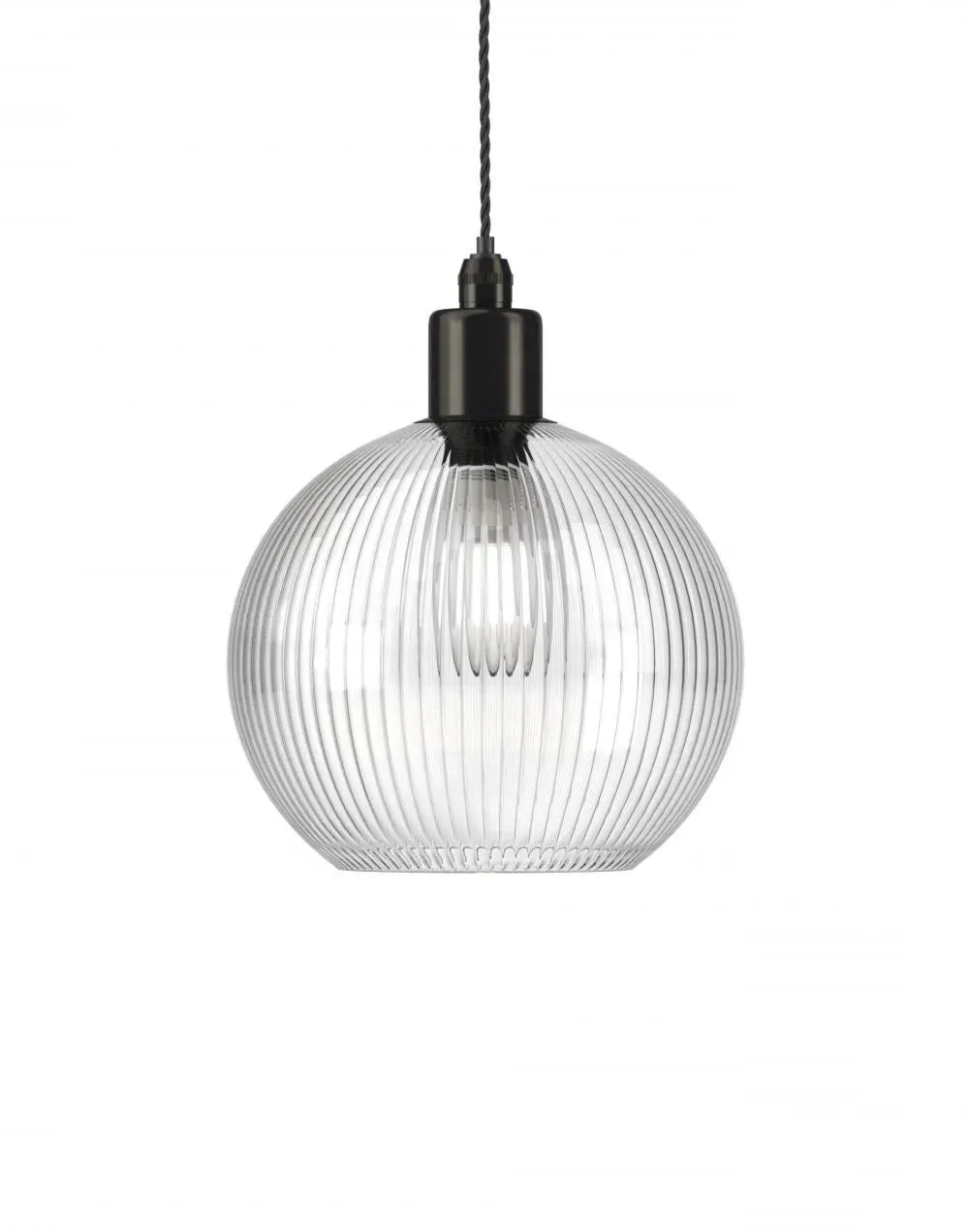 Medium Bathroom Pendant Light - Bronze, Glass