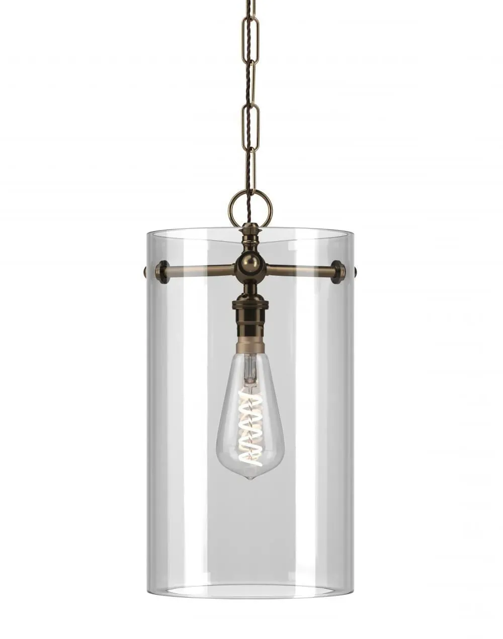Medium Pendant Light - Antique Brass, Metal
