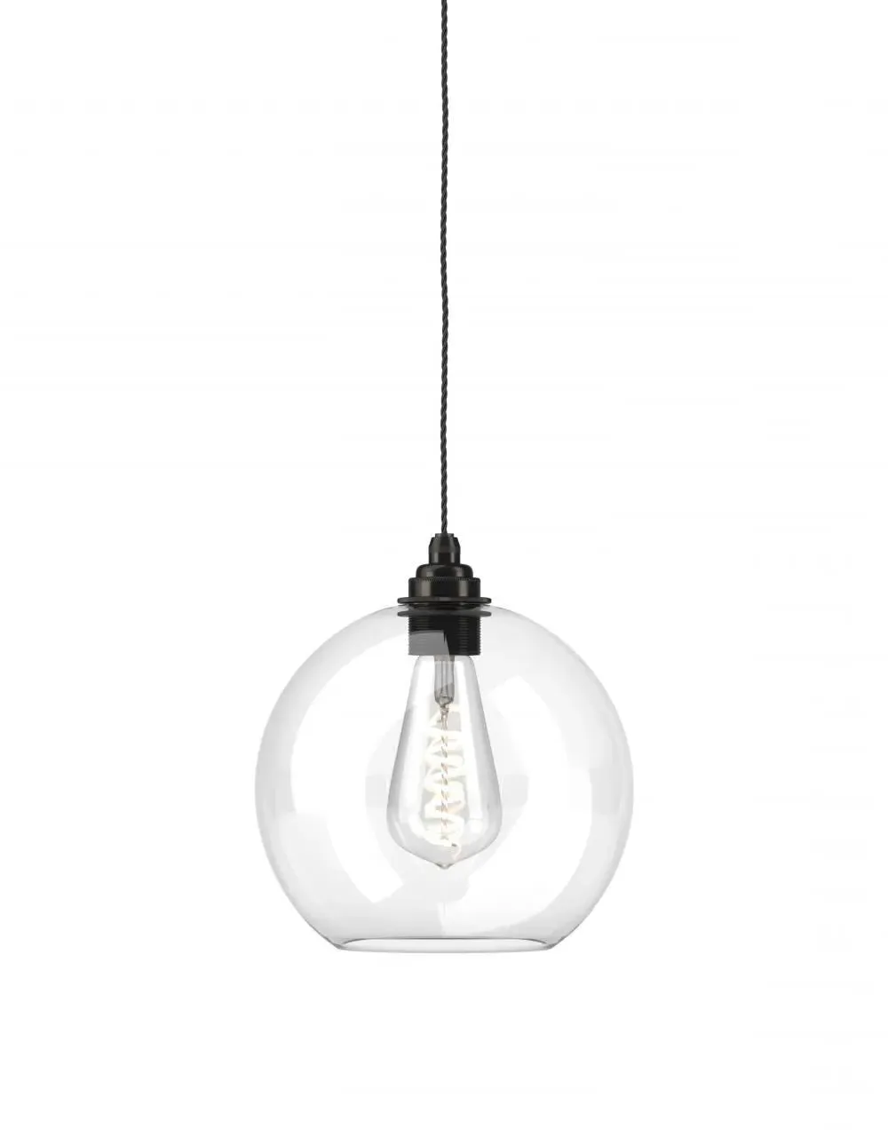 Medium Pendant Light - Bronze, Glass