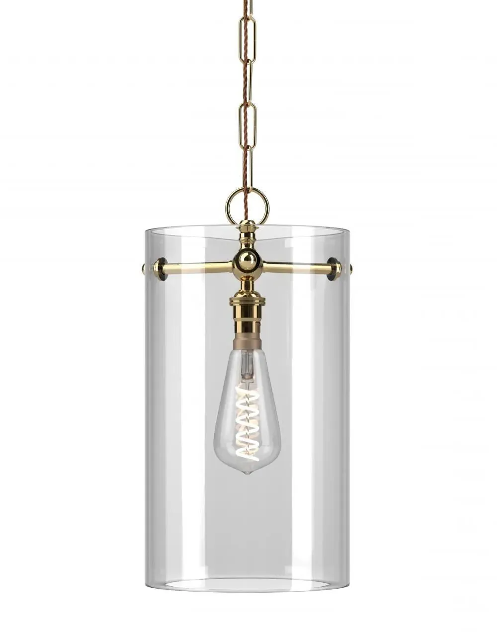 Medium Pendant Light - Polished Brass, Metal