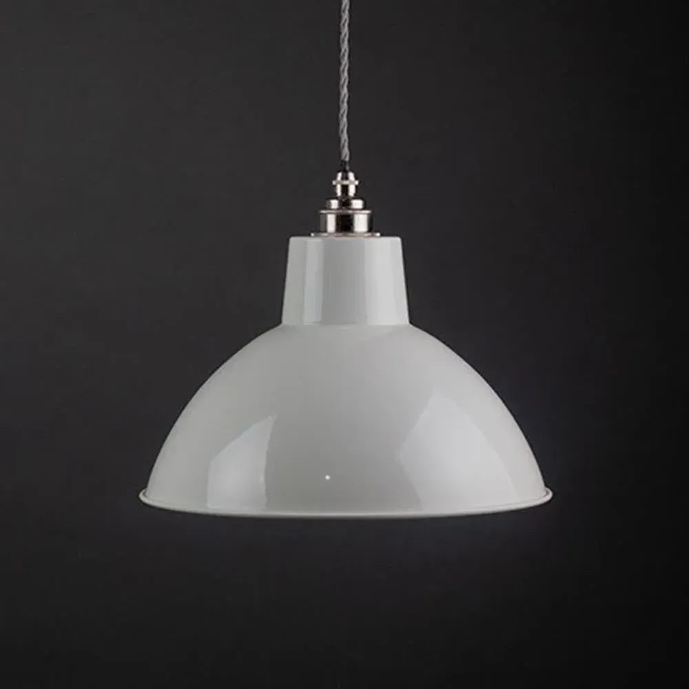 Moccas Small Pendant Light - White, Bronze