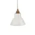 Moccas Small Pendant Light - White, Bronze