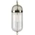 Pendant Lantern with Mixed Glass - Polished Brass