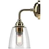Pixley Bathroom Wall Light - Brass, Metal
