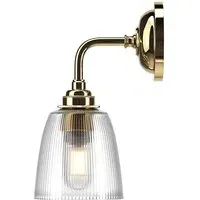 Pixley Bathroom Wall Light - Brass, Metal