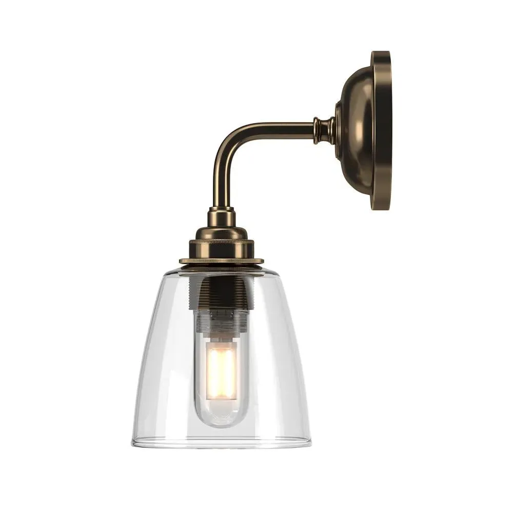Pixley Bathroom Wall Light - Bronze, Metal