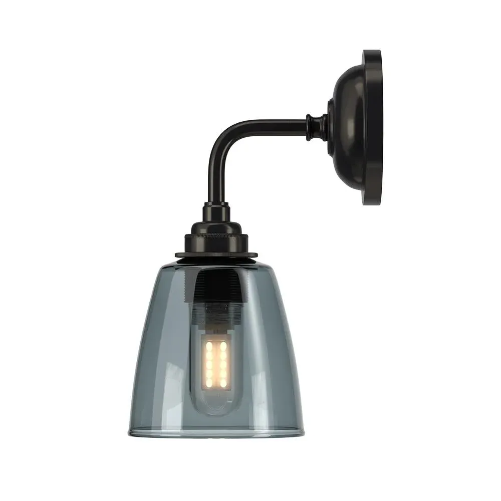 Pixley Bathroom Wall Light - Bronze, Metal