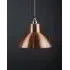 Small Industrial Pendant Light - Copper, Nickel