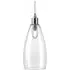Upton Large Bathroom Pendant Light - Nickel, Clear Glass