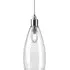 Upton Medium Bathroom Pendant Light - Nickel, Clear Glass