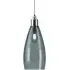 Upton Medium Bathroom Pendant Light - Nickel, Smoked Glass