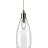 Upton Medium Bathroom Pendant Light - Polished Brass, Clear Glass