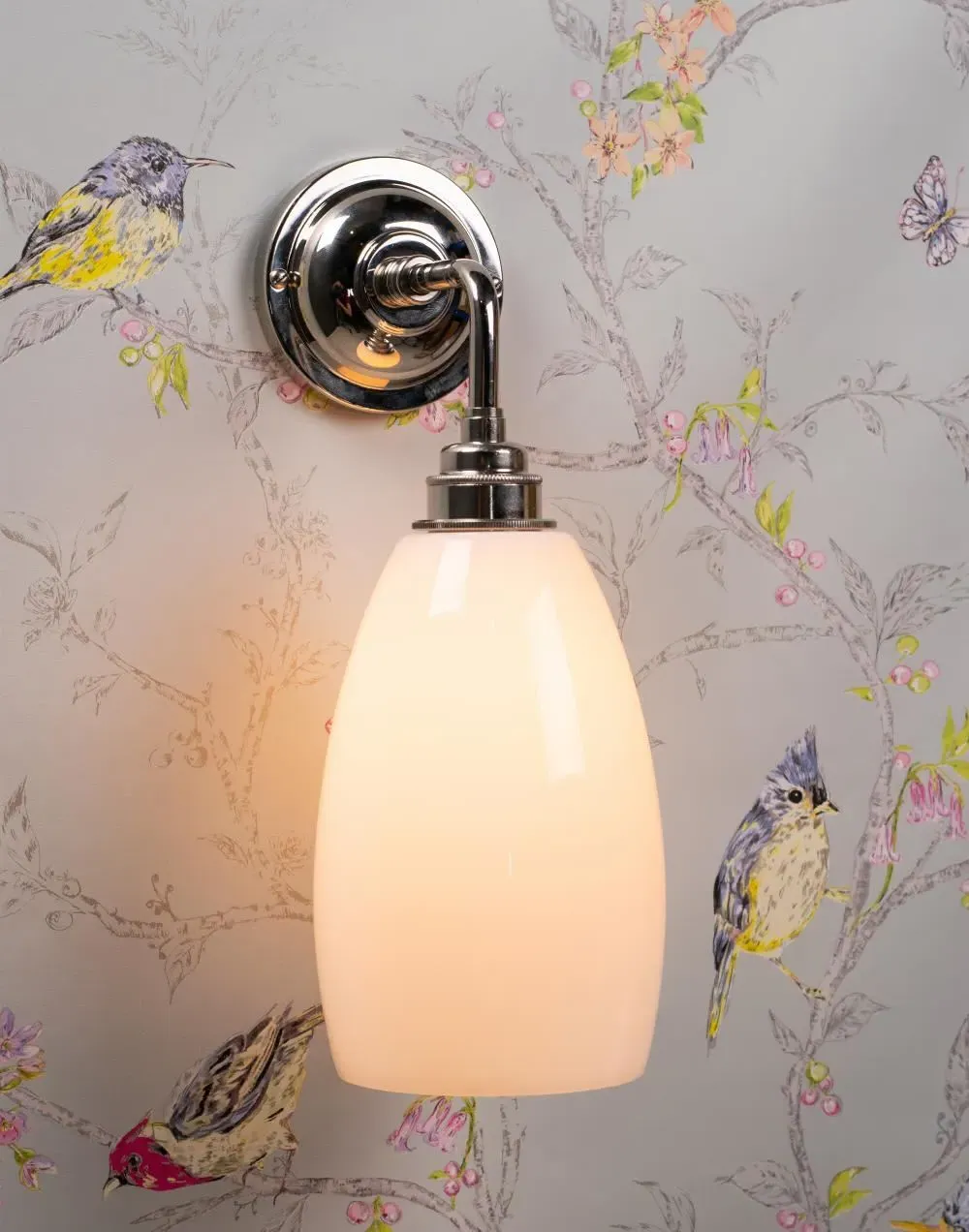 Upton Medium Wall Light - Bronze, Clear Glass