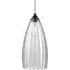 Upton XL Pendant Light - Bronze, Ribbed Glass