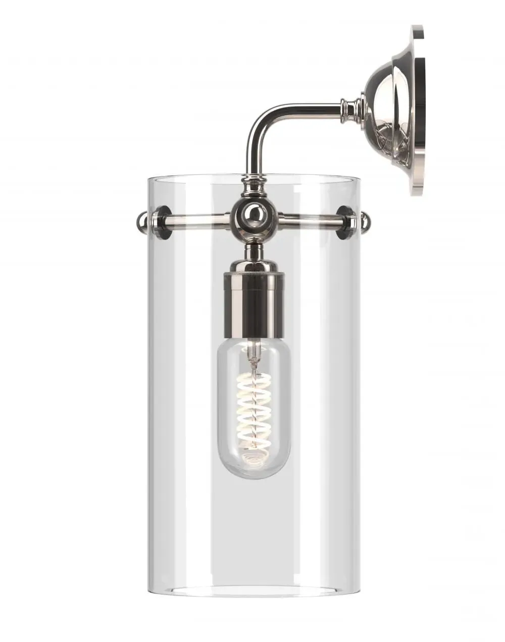 Wall Light with Directional Mount - Nickel