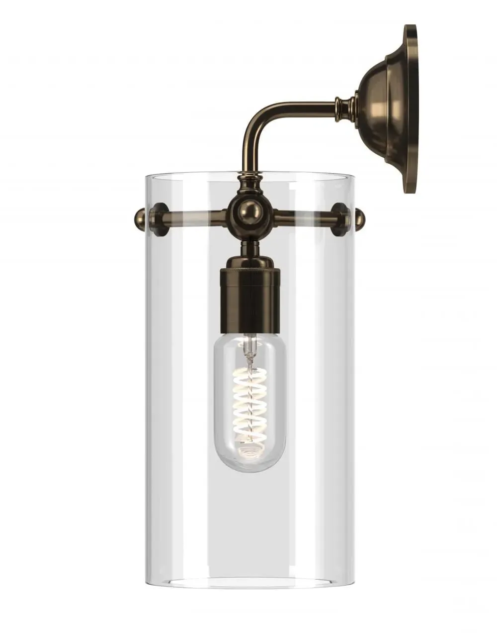 Wall Light with Directional Mount - Polished Brass