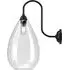 Wellington Swan Neck Bathroom Wall Light - Bronze, Glass