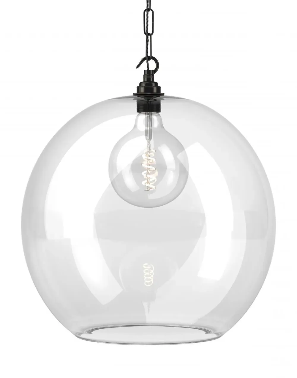 XXL Pendant Light - Clear, Bronze