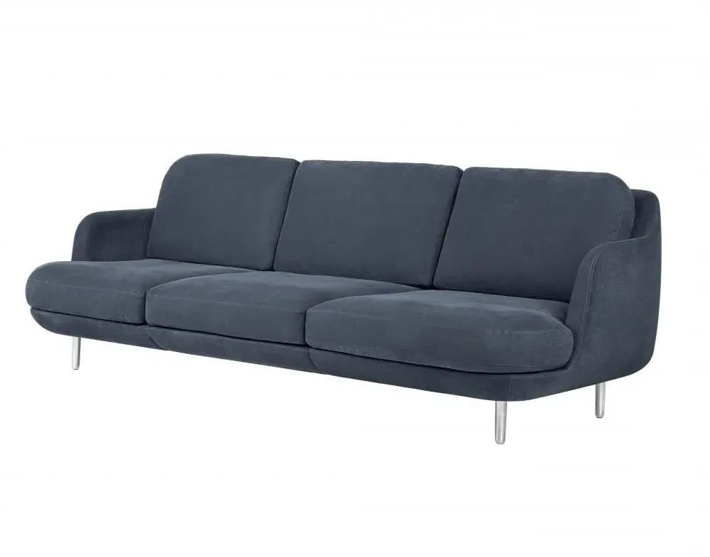2-Seater Sofa with Oak Legs - Eucalyptus