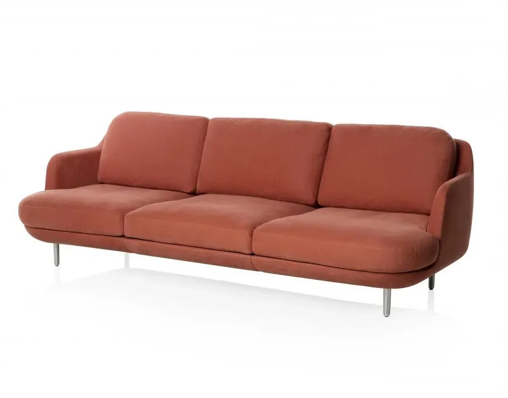 3-Seater Sofa with Oak Legs - Gingersnap