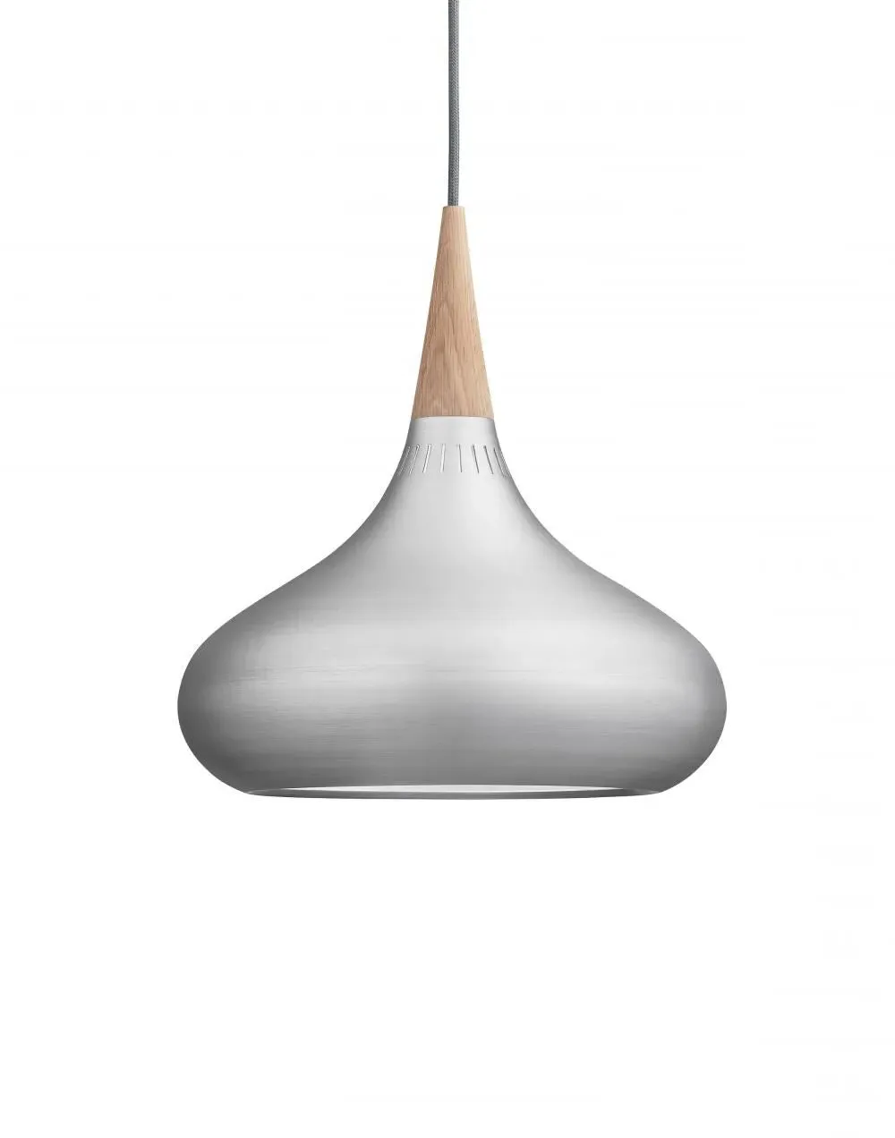 34cm Pendant Light - Aluminium, Oak