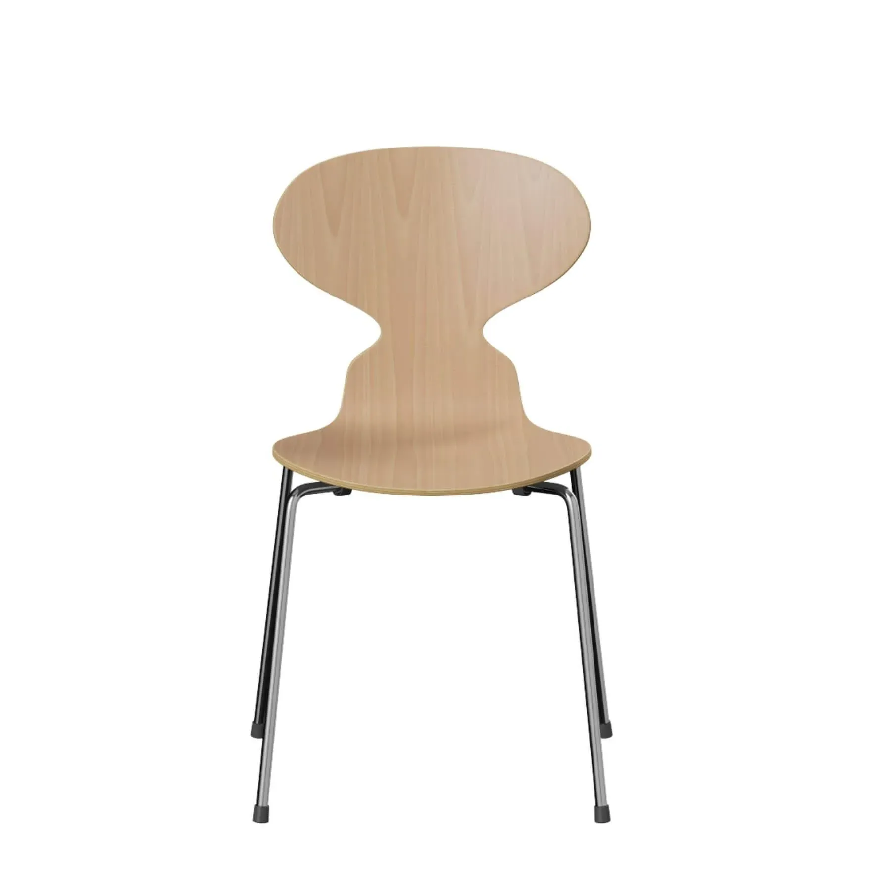4-Leg Dining Chair - Beech, Wood