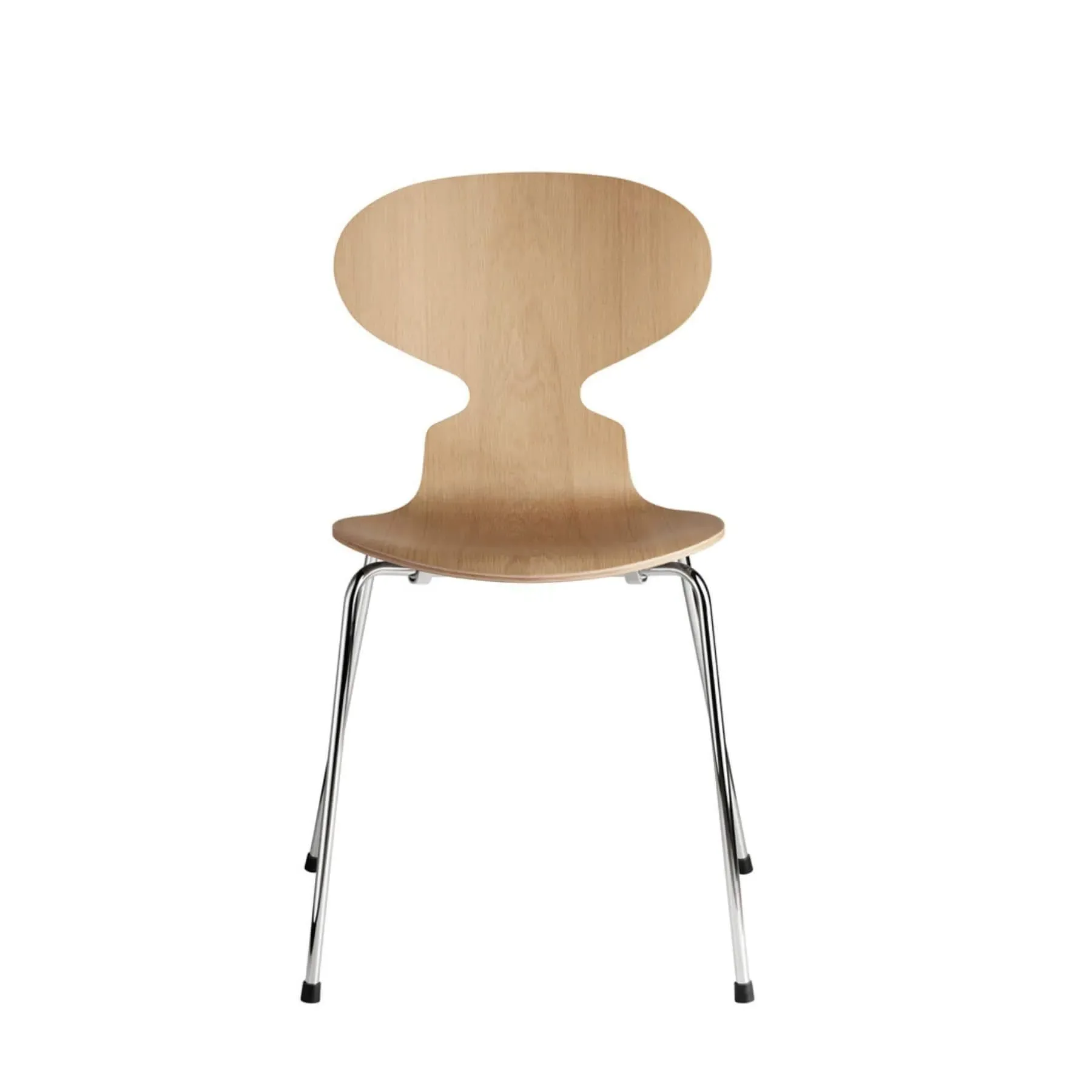 4-Leg Dining Chair - Oak, Wood