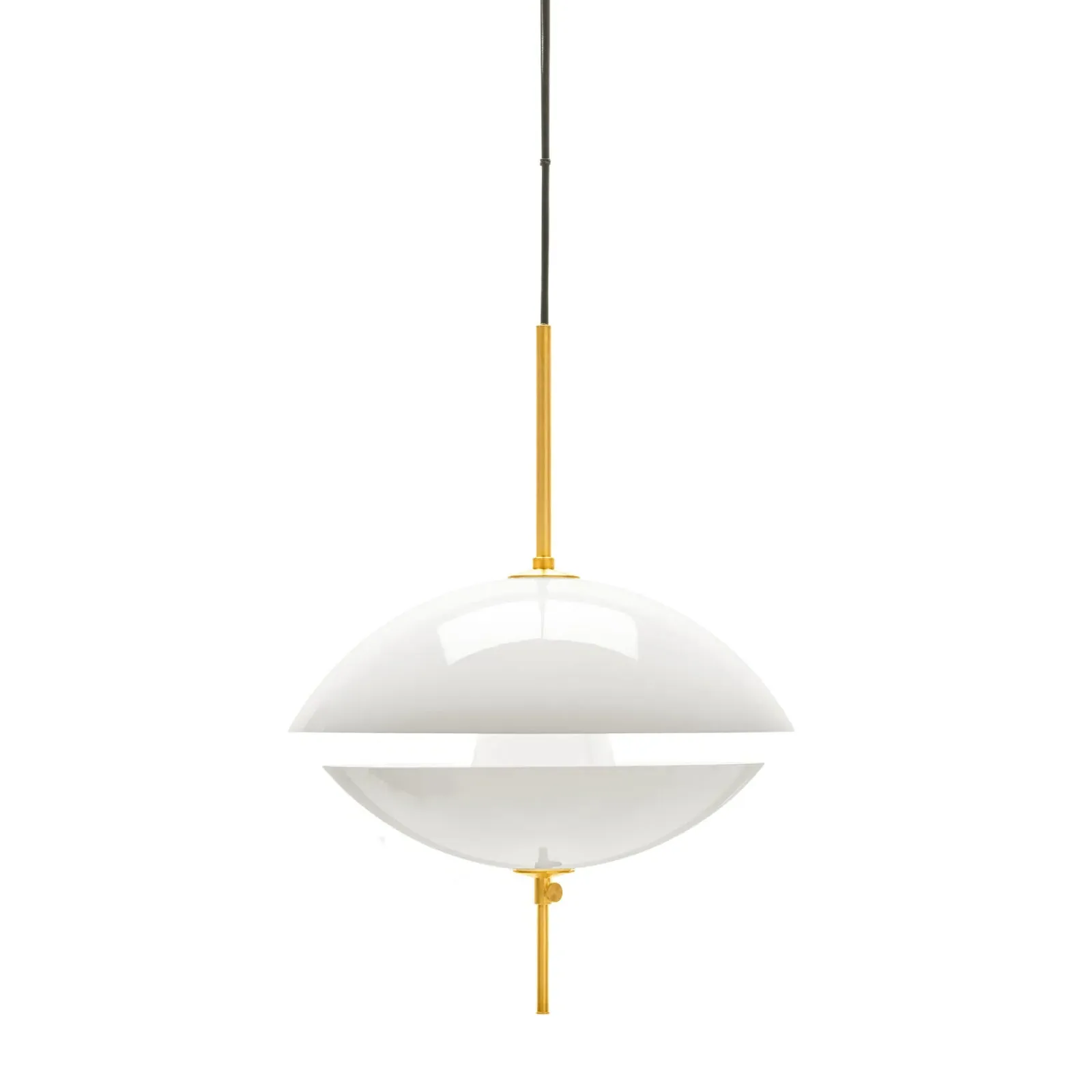 44cm Pendant Light with Adjustable Shades - Brass image
