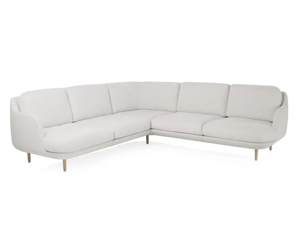 5-Seater Corner Sofa - Grey Mist, Fabric