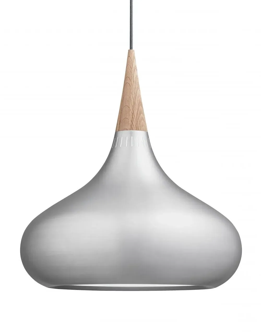 50cm Pendant Light - Aluminium, Oak